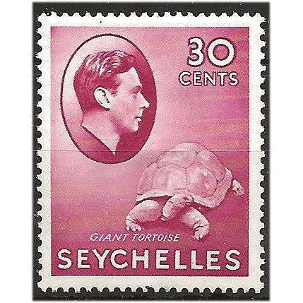 Seychelles 1938 SG142 30c Carmine Mounted Mint . ..