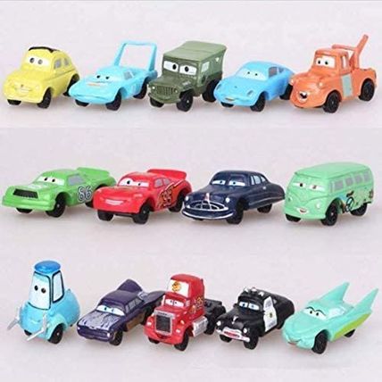 Latest Children 14pcs Cars Cake Topper Kids Play Action Figure Figurine Party Bi