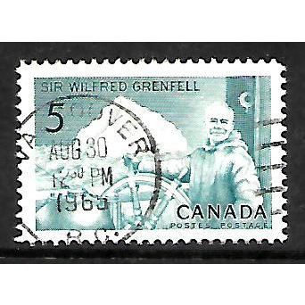 CANADA 1965 5c SIR WILFRED GRENFELL SG563 FINE USED