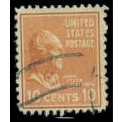 Used 815 10c John Tyler Just Clears M07941