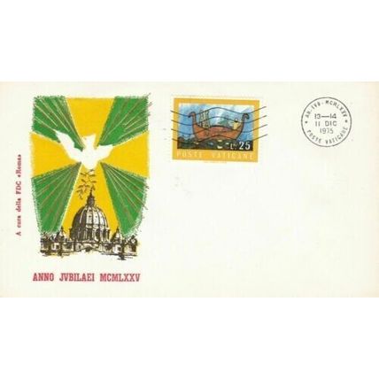 Vatican City 1975 Anno Jubilaei FDC Vatican cancel Unaddressed VGC