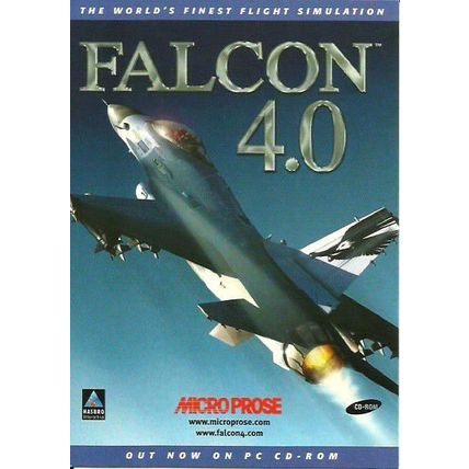Advertising FALCON 40 Postcard (MicroProse)
