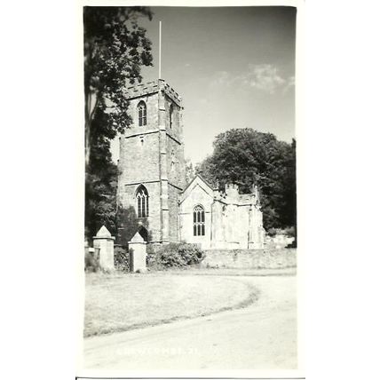 Somerset CROWCOMBE Church Postcard (Hole 21)