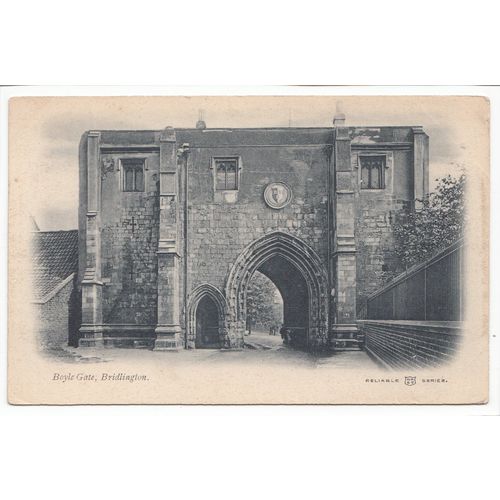 Boyle Gate Bridlington Yorkshire Early Undivided Back Postcard