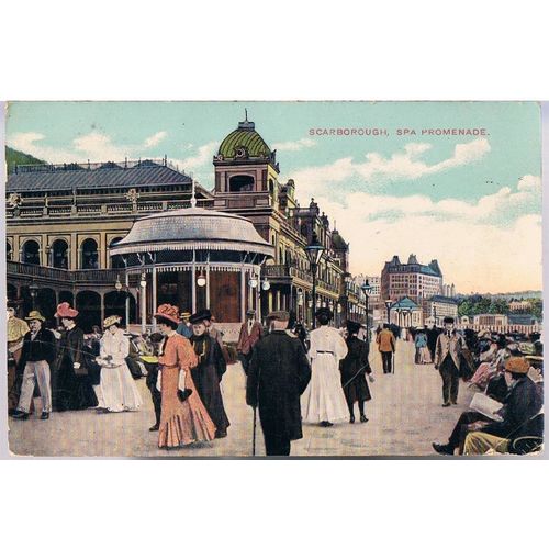 GD&DL POSTCARD 1914 SPA PROMENADE SCARBOROUGH - 749