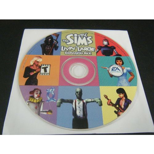 The Sims Livin' Large Expansion Pack (PC, 2000) - Replacement Disc Only!!!!