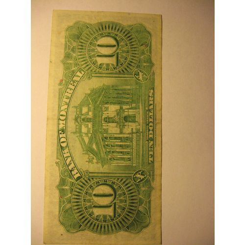 1938 Canada 10 dollar note
