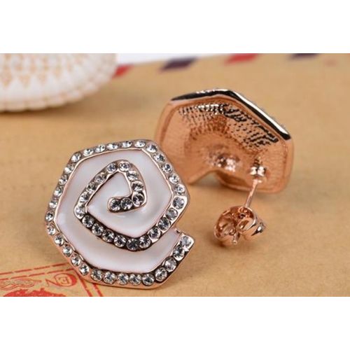 Austrian Crystal Geometric Earrings