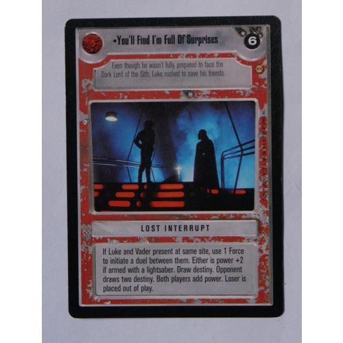 Star Wars CCG: Tatooine Limited # You'll Find I'm Full of Surprises (A) light