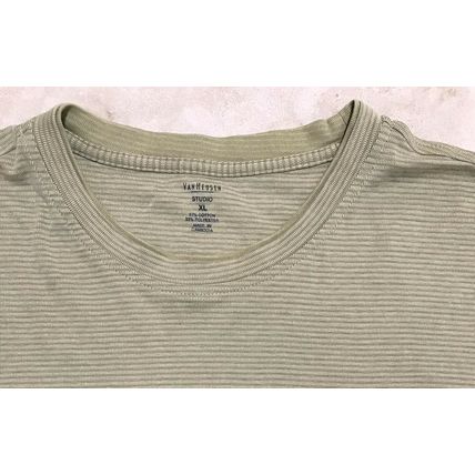 VanHeusen Studio Mens Shirt XL T-SHIRT Crew Neck Short Sleeve See Photos!