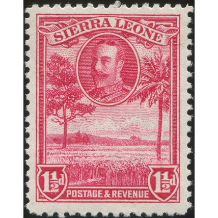 Sierra Leone 1932 1½d carmine SG 157 unused