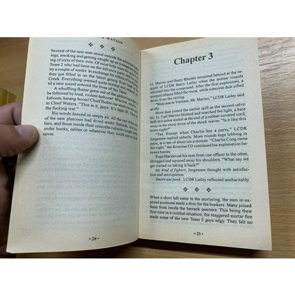 1994 "SEAL TEAM COMBAT MISSIONS: SEARCH & DESTROY" WAR FICTION PB BOOK (P2)