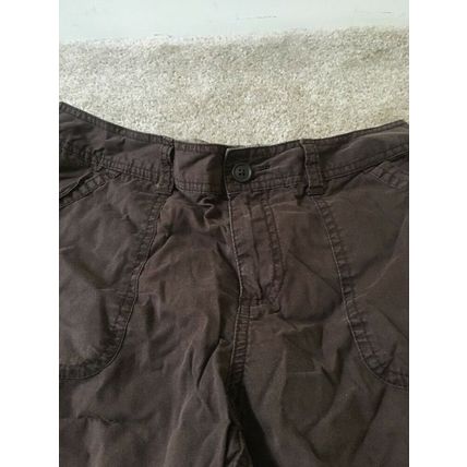 St. John's Bay Women's Casual Shorts Zip & Button Pockets Brown Size 8