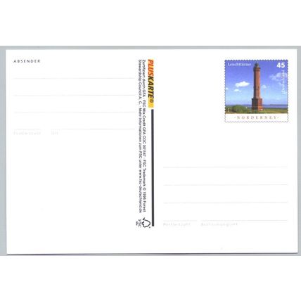 Germany postal stationery 'Isle of Norderney Lighthouse' **/MNH 2010