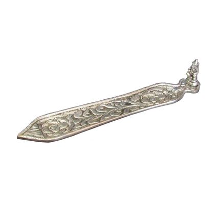 Aluminium Ash Catcher Ganesh Incense Stand Metal Stcks or Cones Flower CL51