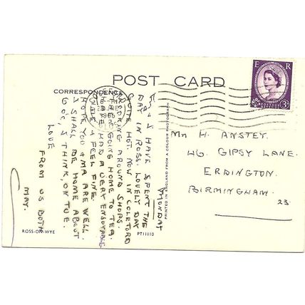 ROSS-ON-WYE, Herefordshire, 1965 Postcard (P)