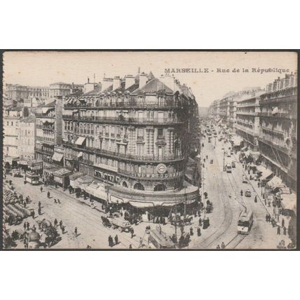 Rue de la République, Marseille, c.1910 - CPA