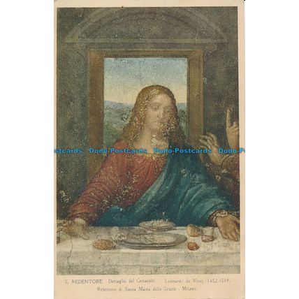 R093823 Il Redentore. Dettaglio del Cenacalo. Refettorio di Santa Maria delle Gr