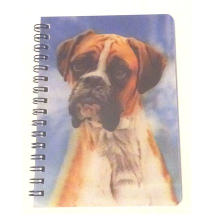 Boxer Dog 3D Notebook, great birthday gift