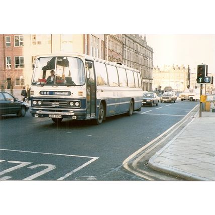 Colour Photograph of Busways - Blue Bus Services - GBB 990N ex. Tyne & Wear PTE