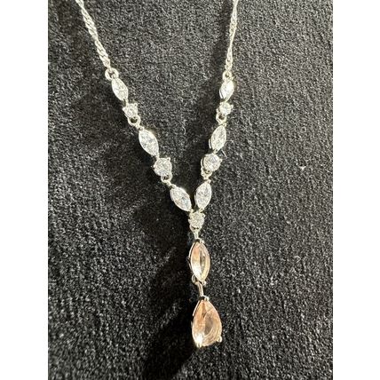 Bomb Party Necklace RBP Rhodium Plated 18" Stylish Chic Revealed