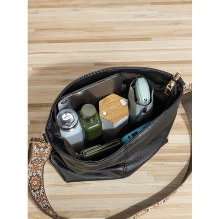 Women Shoulder Bag Vintage Crossbody Purse Handbag with Leopard Guitar Strap Hob