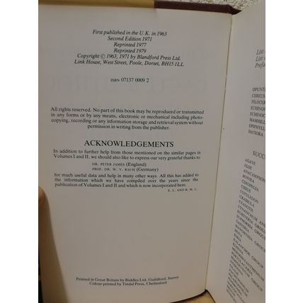 The Illustrated Reference on Cacti and Other Succulents - Vol.3 - Edgar & B.Lamb