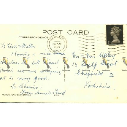 Hodge's Gap, Cliftonville, Margate, Kent, Postcard, 1969