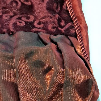 Dillards TRIMMINGS Victorian ELF TOE CHRISTMAS STOCKING Satin Tassels 21"