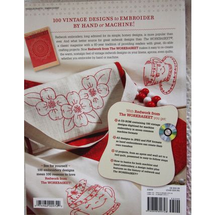 Redwork from The Workbasket - Rebbecca Kemp Brent