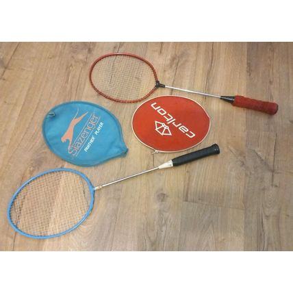 2 Vintage Badminton rackets Carlton and Yonex B750