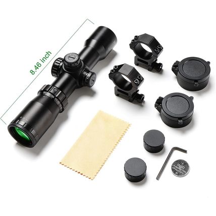 Professional Crossbow Scope, 300-450Fps(1.5-5X32), 20-100 Yards High Brightness