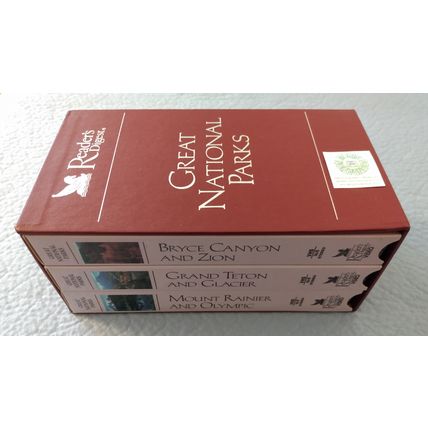 GREAT NATIONAL PARKS VHS BOX SET BRYCE CANYON & ZION, MOUNT RAINIER GRAND TETON