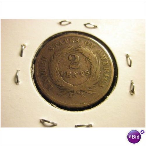 1869 Two Cent Piece (Free Shipping)