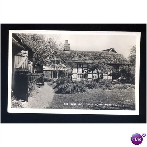 Sussex COOLHAM Blue Idol Guest House Postcard