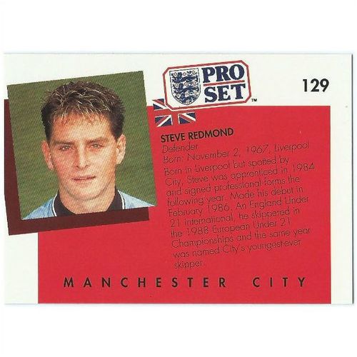 1990/1991 Pro Set Footbal - #129 - Steve Redmond