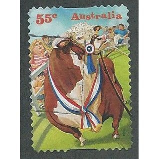 AUS 2010 55c (S/A) 'COME TO THE SHOW ' FINE USED (EBID35-974)