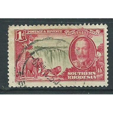 a southern rhodesia sg31 silver jubilee used sg 31