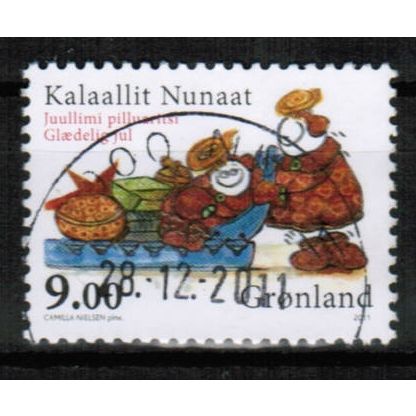 2011 Greenland Sc# 604 Christmas used 9.00kr