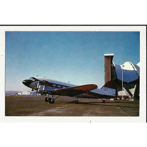 Aviation FEDERAL AVIATION ADMINISTRATION DC-3 Postcard by Mary Jayne (MJ349)