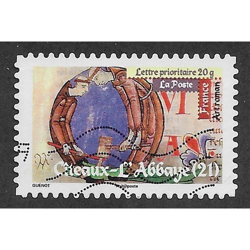 FRA 2010 (56c) 'ART - CIEAUX ' L' ABBAYE (21)' FINE USED (EBID57-532)