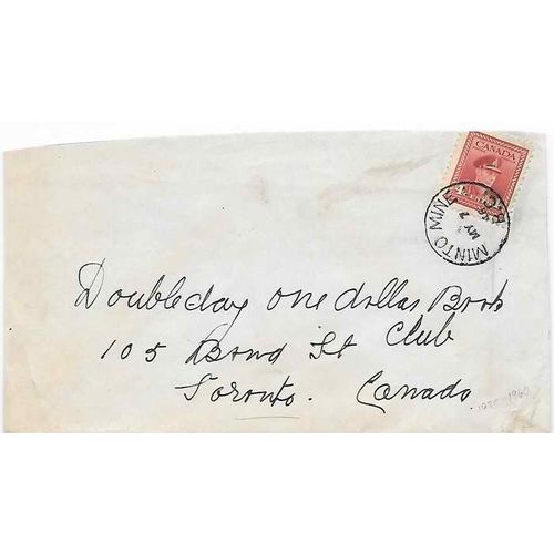 Minto Mine, BC "RF D" cancel 1946
