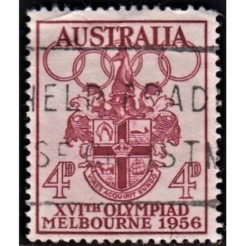 AUSTRALIA, 1956 4d Olympic Games, SG 290 (Scott #288), used