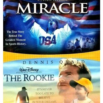 Miracle / The Rookie DVD (2 Movies) , WALT DISNEY PICTURES, DVD New Sealed (L29)