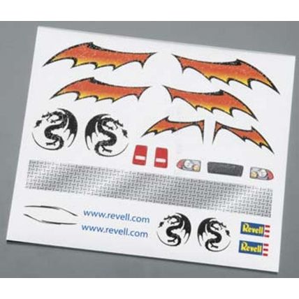 Revell Pinecar Pinewood Derby Dry Transfer Decal F RMXY9625