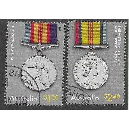 AUS 2023 (SET) 'LEST WE FORGET - THE VIETNAM WAR' (2v) FINE USED EBID80-558)