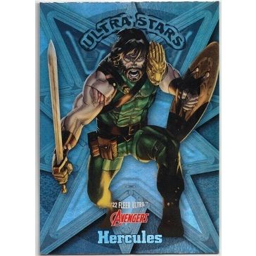 2022 FLEER ULTRA AVENGERS ' ULTRA STARS ' card # US 19 HERCULES