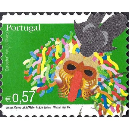 PORTUGAL, Cardador mask, Vale de Ílhavo, green 2005, 0.57, #2