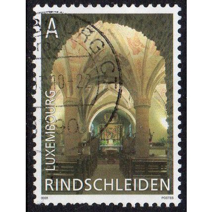Luxembourg 2008 Tourism - Landmarks - Rindschleiden Church A Rate Used