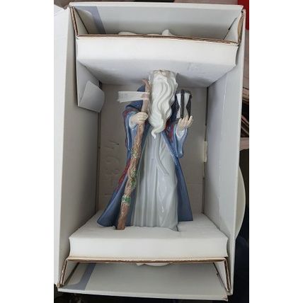 Father Time Figurine, Lladro, 1990, Boxed